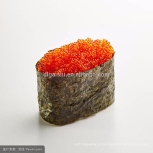 Material de sushi japonês congelado tobiko temperado peixe voador ovo halal